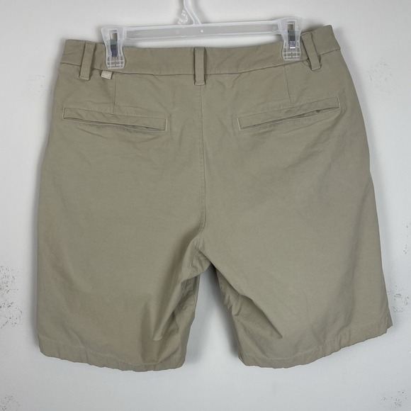 Lululemon Commission Classic‎ Shorts Men's 32  9" Warpstreme Tan Brown Stretch - Picture 3 of 7